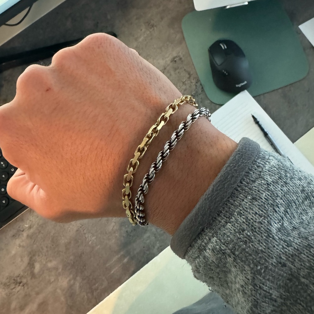 Bottega Veneta 42cm TWO TONE BRACELET/NECKLACE
